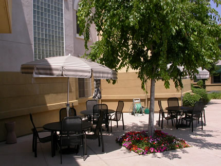 Plaza Del Sol outdoor patio area